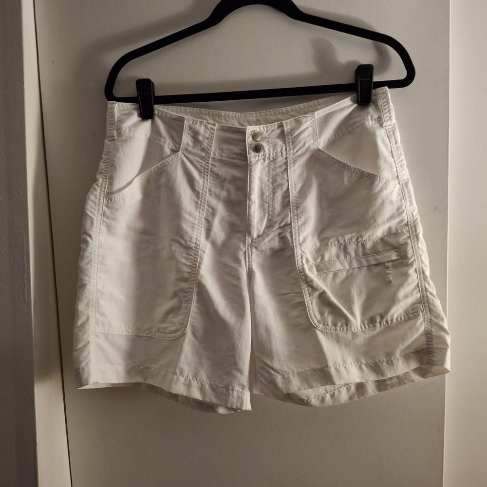 Bimini Bay Women's White Casual Cargo Shorts - Picture 1 of 9